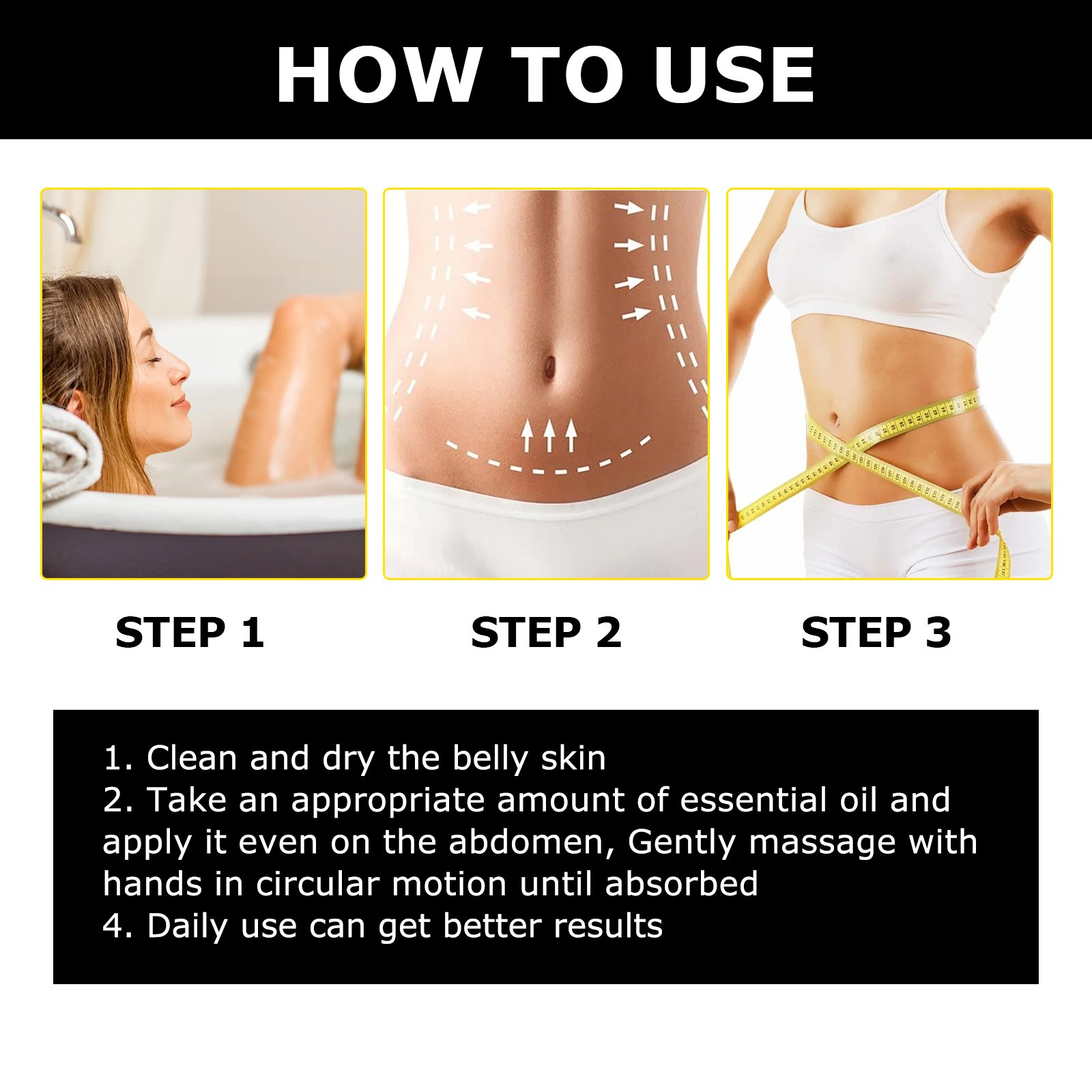 Slimming Essential Oil, Shows The Curves Of The Body, Firming Shaping And Slimming Body - Image 7