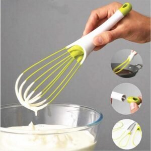 Rotating plastic egg beater multifunctional manual egg mixer dough baking tool