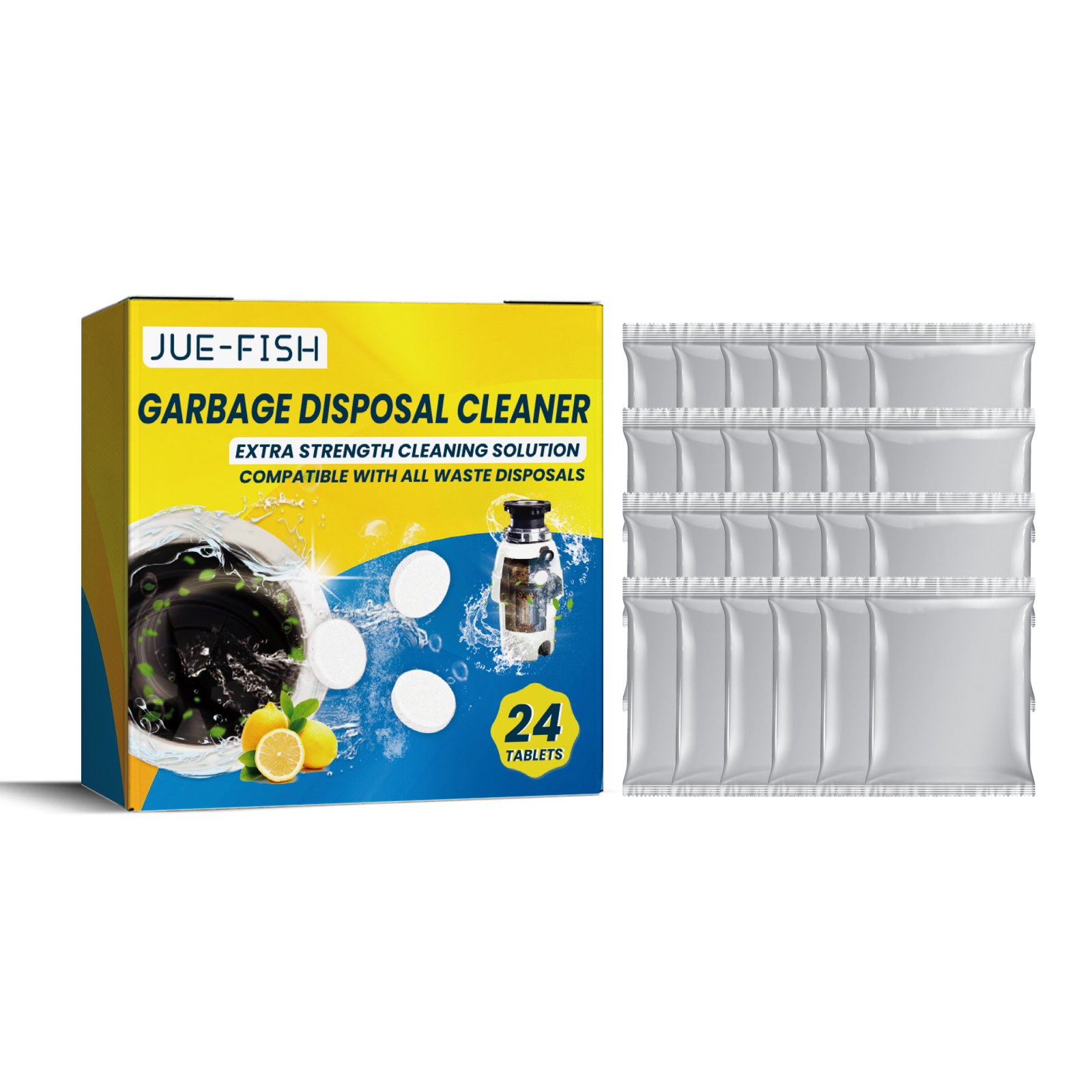 Sink Cleaning Tablets, Kitchen, Sink, Stains, Oil and Pipes, Cleaning Effervescent Tablets - Image 3