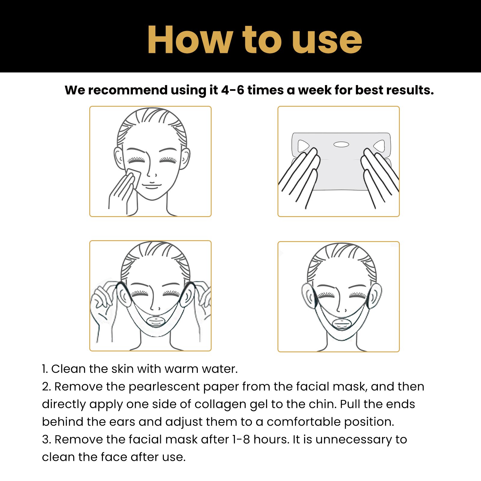 V-shaped Best Facial Mask for Skin Tightening And Lifts Facial Skin Shapes - Image 6