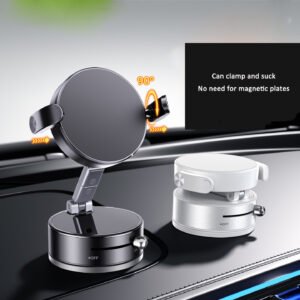 360 vacuum phone holder with magnetic suction chuck